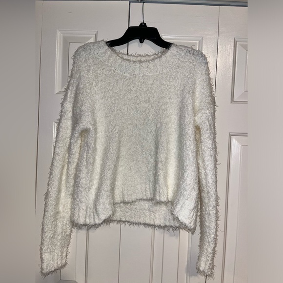 Show Me Your MuMu Sweaters - Show Me Your Mumu Women's Crop Varsity Sweater Knubby Knit Size Small